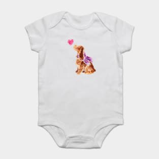 Coca cola Cocker spaniel Baby Bodysuit